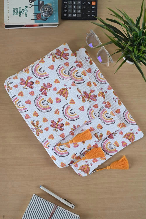 Poddar Exports Rainbow Laptop Sleeve