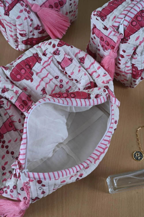 Poddar Exports Pink Submarine Multi Purpose Pouch