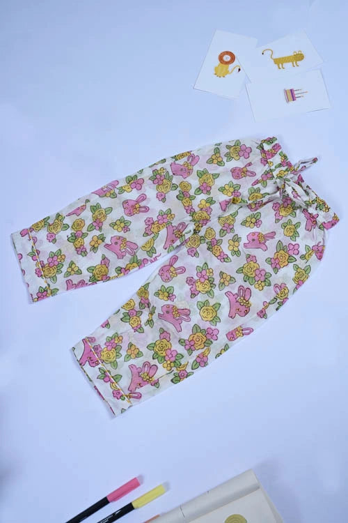 Poddar Exports Rabbit Kids Cotton Night Suit Set