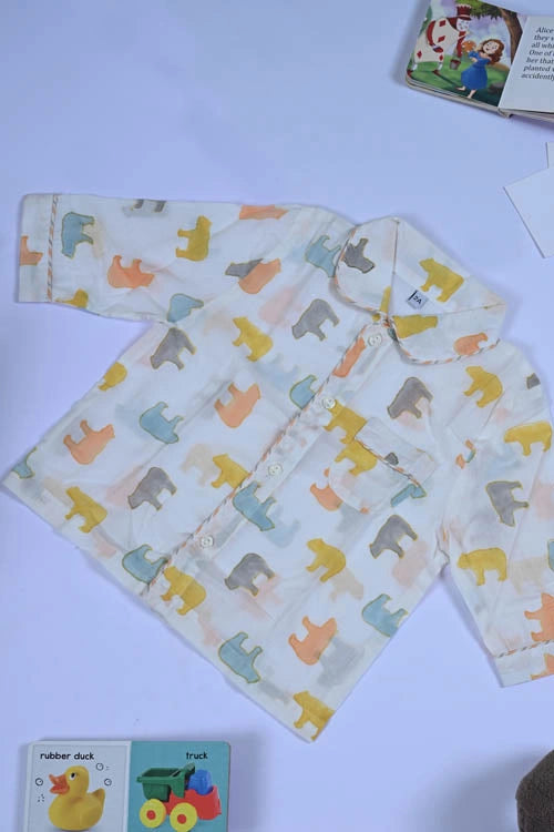 Poddar Exports Panda Kids Cotton Night Suit Set