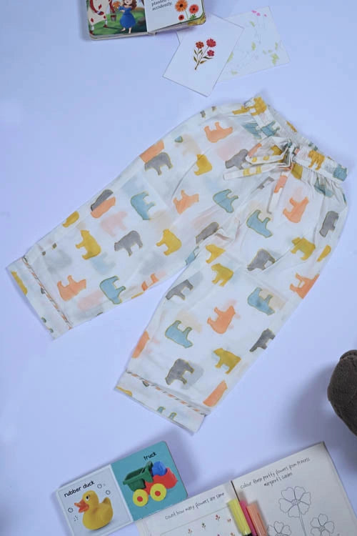 Poddar Exports Panda Kids Cotton Night Suit Set