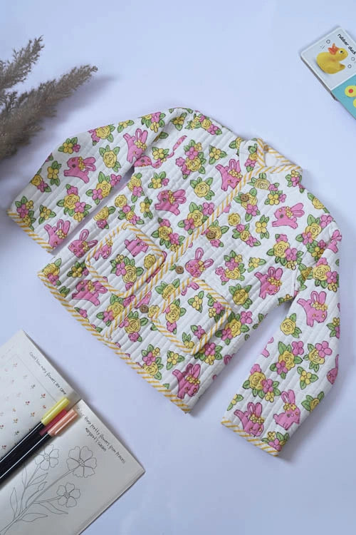 Poddar Exports Rabbit Kids Quilted Jacket