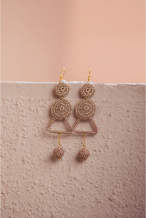 Samoolam Shimmer Layered Danglers