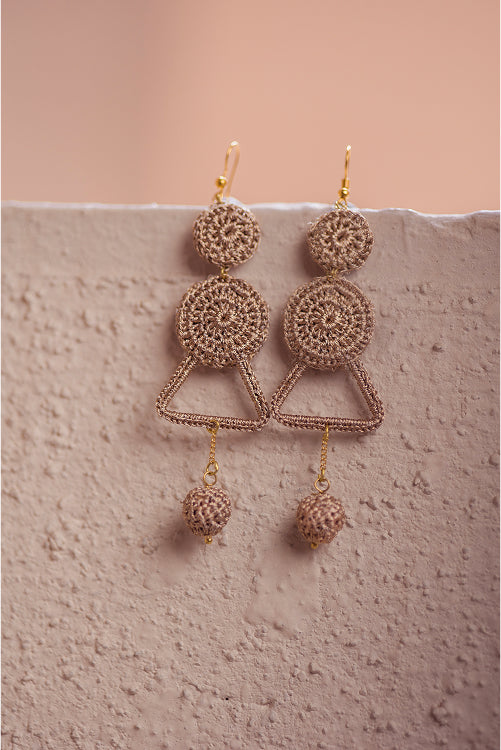 Samoolam Shimmer Layered Danglers