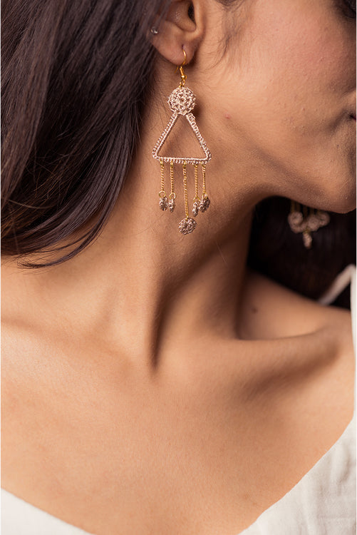 Samoolam Shimmer Cluster Earrings