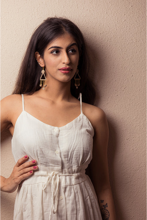 Samoolam Shimmer Cluster Earrings