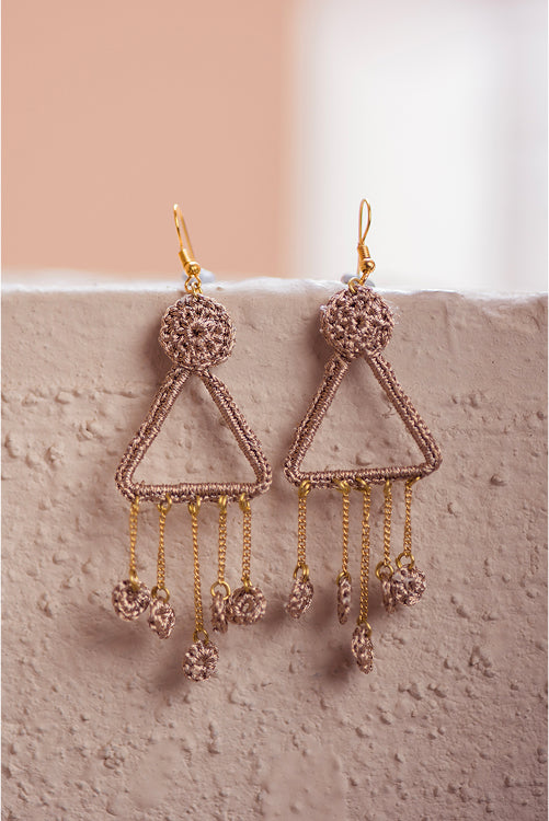 Samoolam Shimmer Cluster Earrings