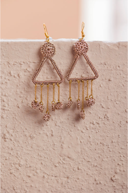 Samoolam Shimmer Cluster Earrings