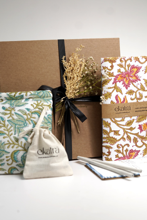 Sustainable Thoughtful Hamper By Ekatra - Pink Floral