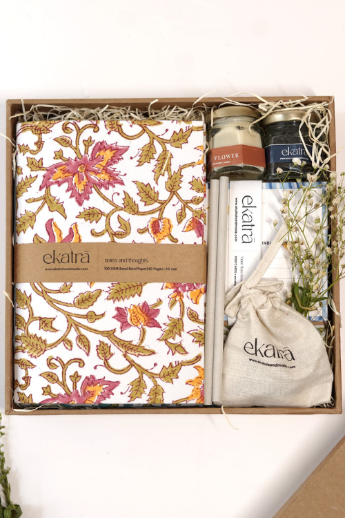 Sustainable Thoughtful Hamper By Ekatra - Pink Floral