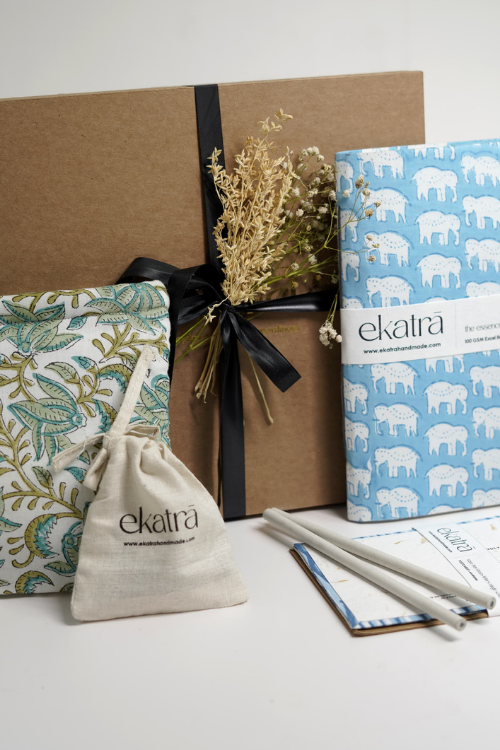 Sustainable Thoughtful Hamper By Ekatra - Elephant Motif