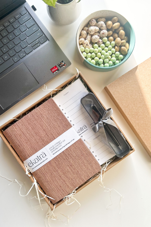Sustainable Productivity Gift Hamper By Ekatra - Solid Beige