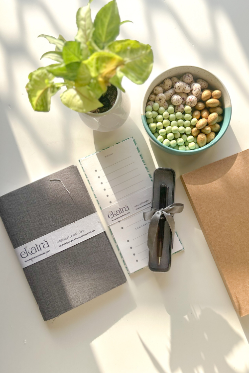 Sustainable Productivity Gift Hamper By Ekatra - Solid Grey