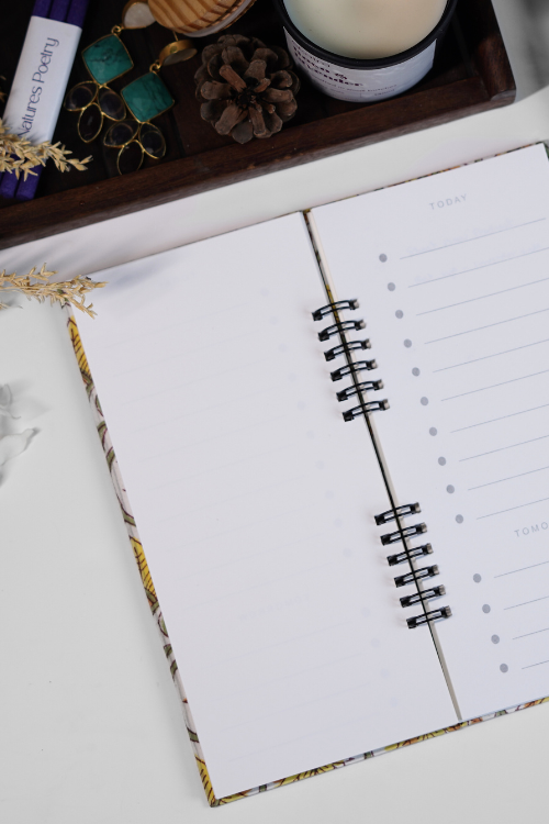 Ekatra To Do Spiral Pad - Solid Blue ( Set Of 3 )