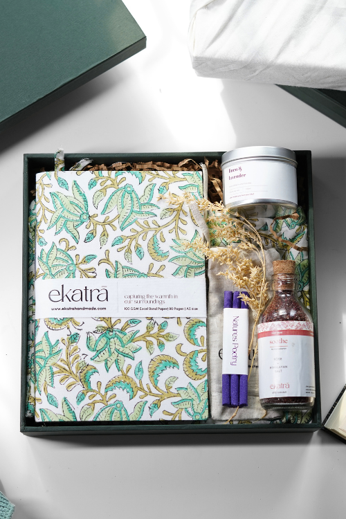 Ekatra The Ritual Collection - Limited Edit - Green Floral