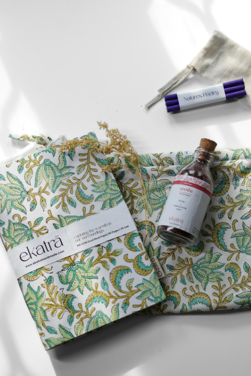 Ekatra The Ritual Collection - Limited Edit - Green Floral