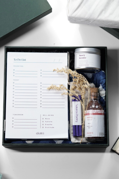 Ekatra The Ritual Collection - Limited Edit - Indigo Chevron