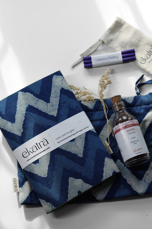 Ekatra The Ritual Collection - Limited Edit - Indigo Chevron