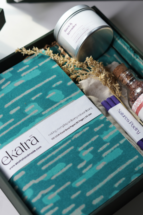 Ekatra The Ritual Collection - Limited Edit - Teal Stripes