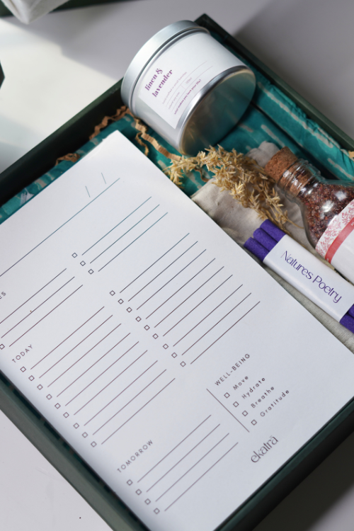 Ekatra The Ritual Collection - Limited Edit - Teal Stripes