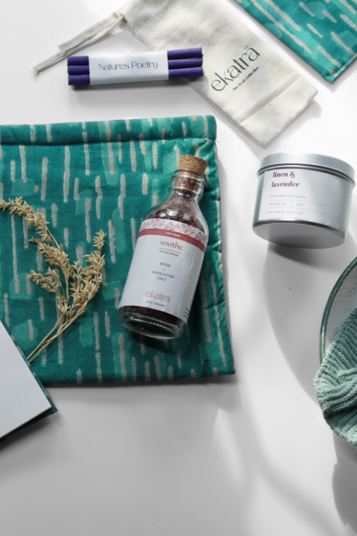 Ekatra The Ritual Collection - Limited Edit - Teal Stripes