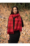Exclusive Soft Himachal Wool Stole - 6 Border Weave