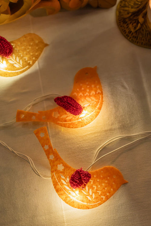 Samoolam Vivid Birdies - Crocheted String Lights