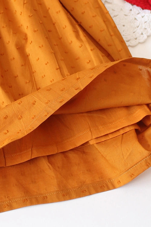 Ajoobaa"Giggles" Crochet Yoke Girls Frock