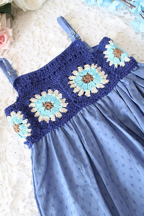 Ajoobaa"Sugar Loops" Girls Crochet Frock