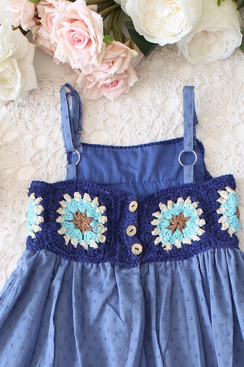 Ajoobaa"Sugar Loops" Girls Crochet Frock