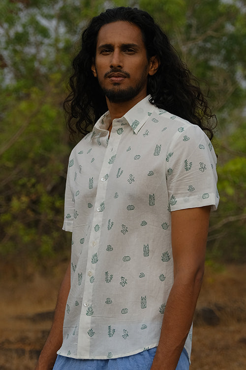 Prickly Pure Cotton Full Sleeves Shirt For Men Online