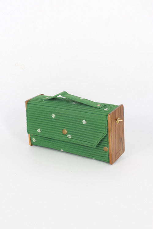 Lukka Chuppi Cadet & Fern Box Clutch - Changeable Sleeve