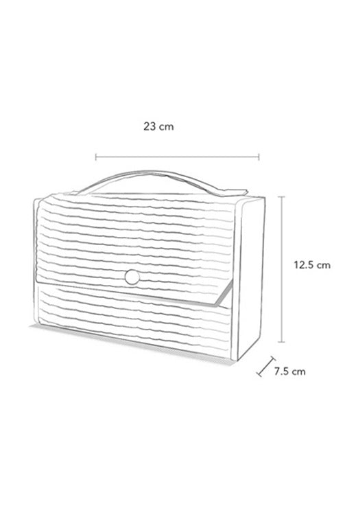Lukka Chuppi Cadet & Fern Box Clutch - Changeable Sleeve