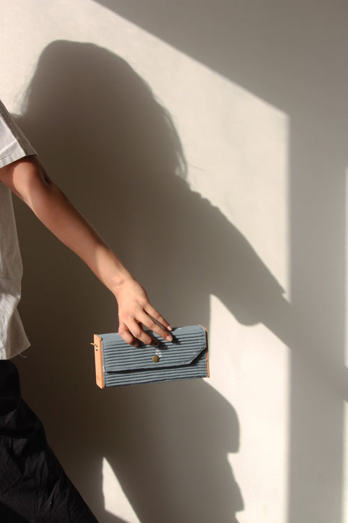 Lukka Chuppi Ash Gray Mini Clutch - Single Sleeve