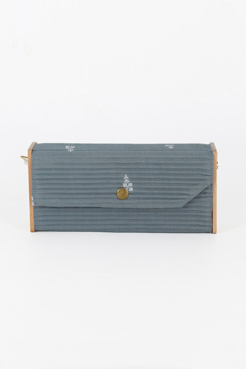 Lukka Chuppi Ash Gray Mini Clutch - Single Sleeve