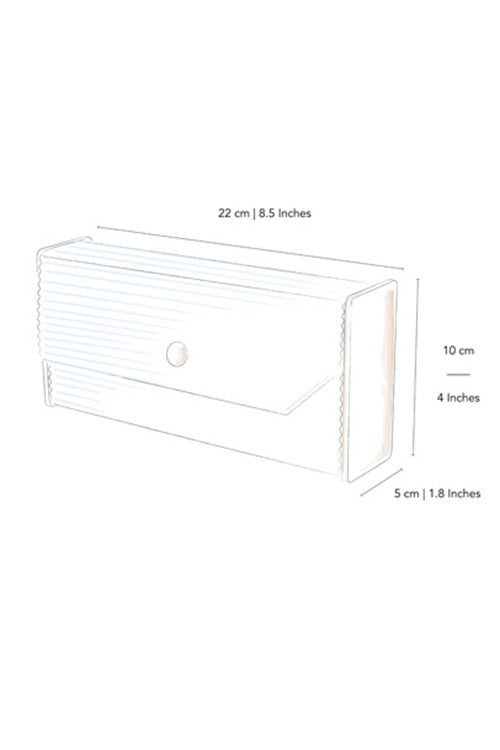 Lukka Chuppi Ash Gray Mini Clutch - Single Sleeve