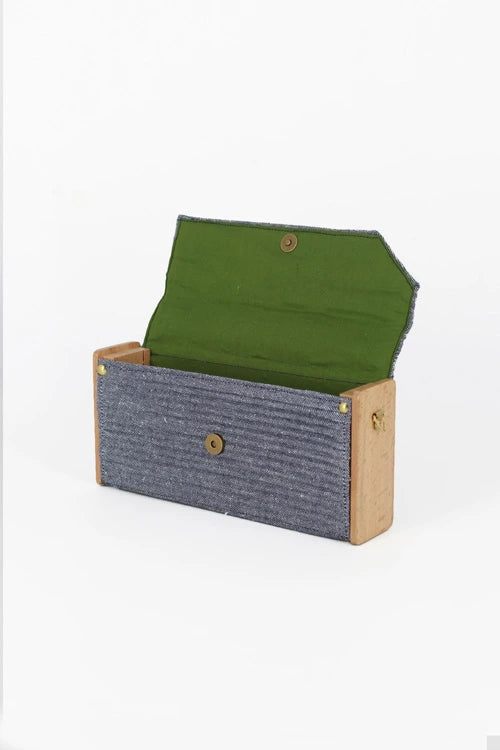 Lukka Chuppi Slate Mini Clutch - Single Sleeve