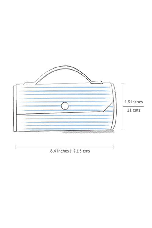 Cocoa Round Clutch - Single Sleeve