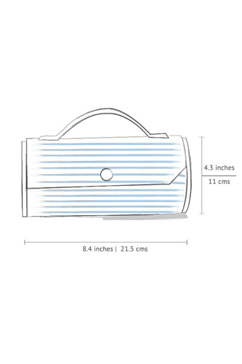 Lukka Chuppi Fog Round Clutch - Single Sleeve