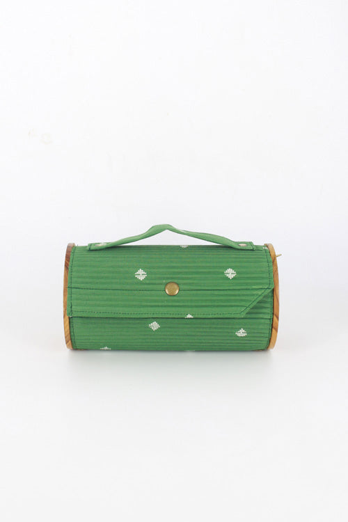 Lukka Chuppi Cadet & Fern Round Clutch - Changeable Sleeve