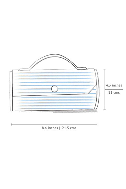 Lukka Chuppi Cadet & Fern Round Clutch - Changeable Sleeve