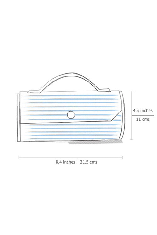 Lukka Chuppi Oat & Cocoa Round Clutch - Changeable Sleeve