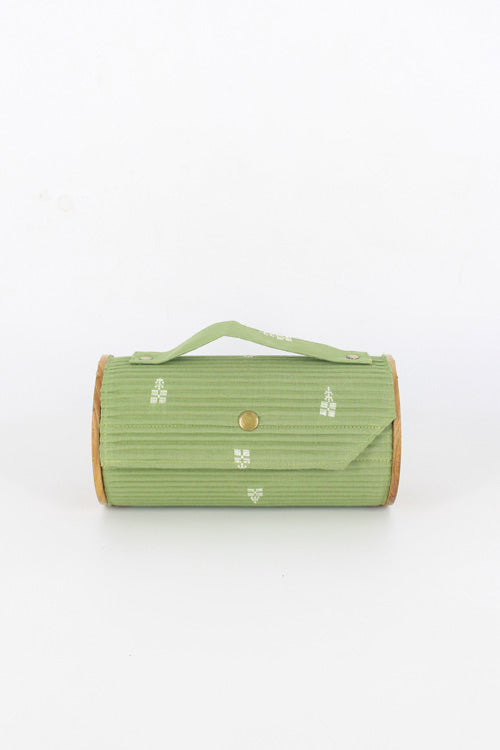 Lukka Chuppi Sage & Fog Round Clutch - Changeable Sleeve