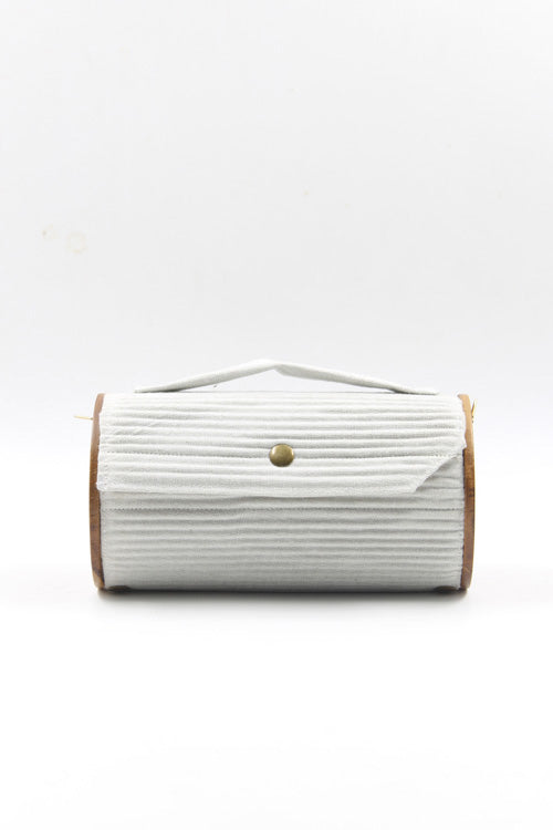Lukka Chuppi Sage & Fog Round Clutch - Changeable Sleeve