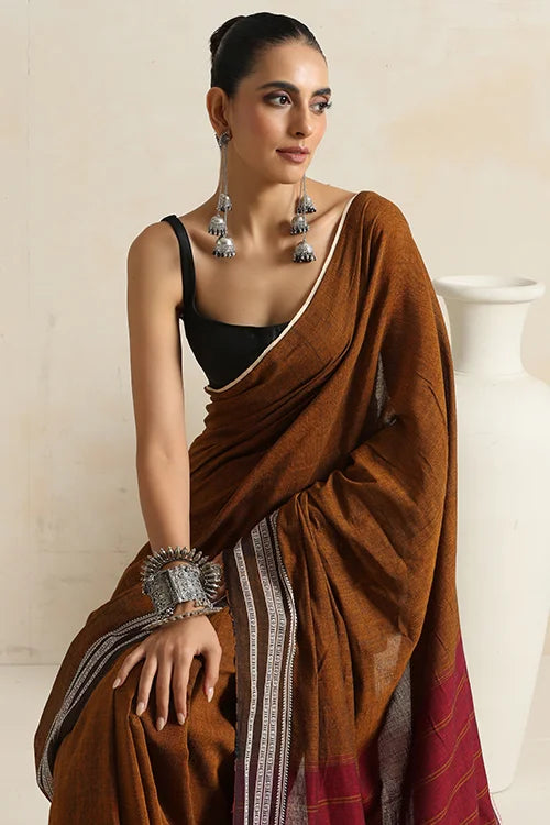 Punarjeevana Black Mustard Border Reversible Hubli