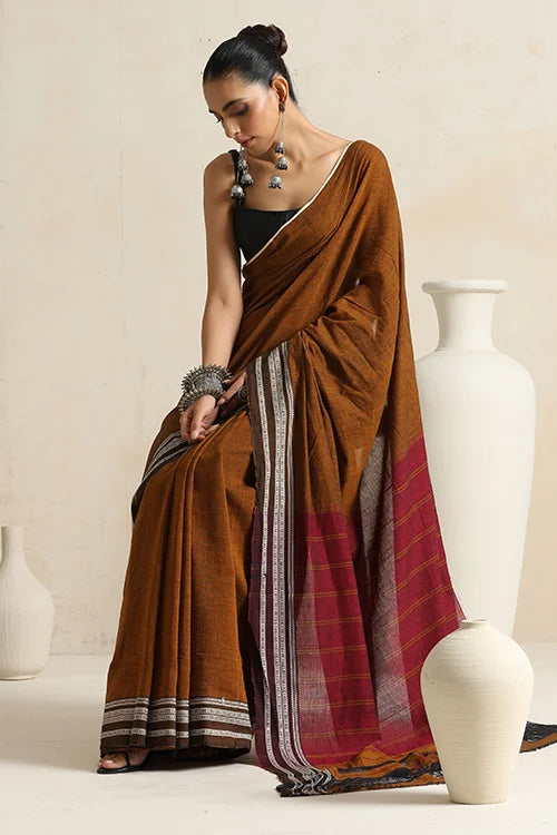 Punarjeevana Black Mustard Border Reversible Hubli