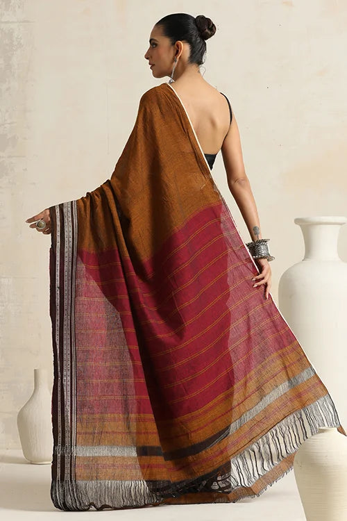 Punarjeevana Black Mustard Border Reversible Hubli