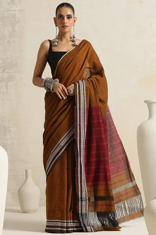 Punarjeevana Black Mustard Border Reversible Hubli