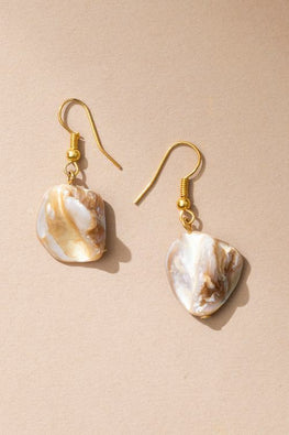 WHE Sea Secrets 'Pebble' Mother Of Pearl Earrings