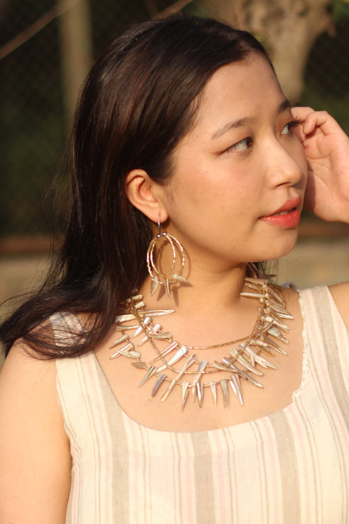 Whe 'Angler' Mother Of Pearl Necklace